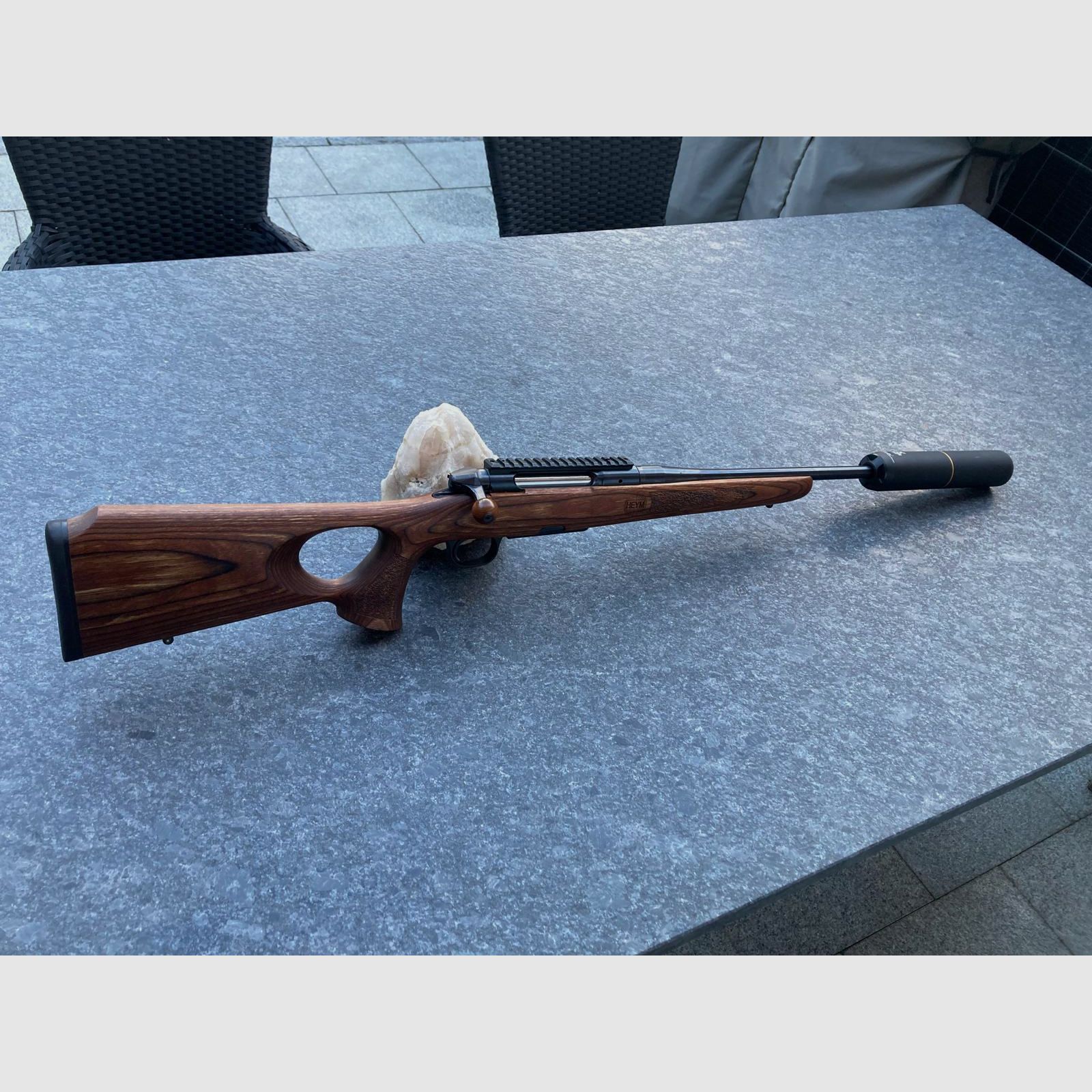 Heym SR 30 Ranger Cal. .308 Win avec silencieux Stallone – État impeccable