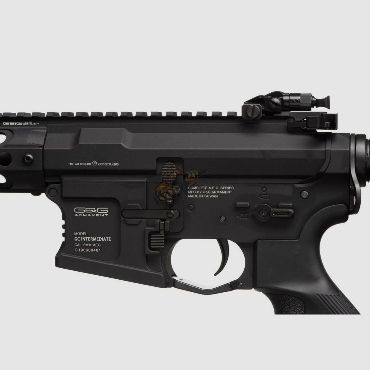 G&G GC16 WARTHOG 7" con ETU in nero Airsoft S-AEG libero da 18