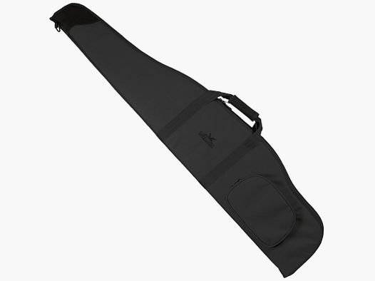 Geweer foedraal zwart met zijzak, 140 cm