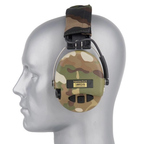 Sordin – Active hearing protection Supreme Pro-X + LED – Multicam/Woodl, image 3 of 4
