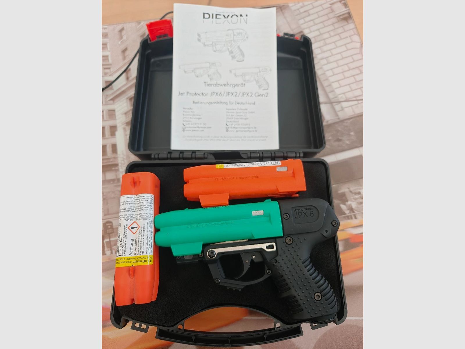 Piexon JPX6 Jet Defender incluido accesorios, como nuevo, factura disponible