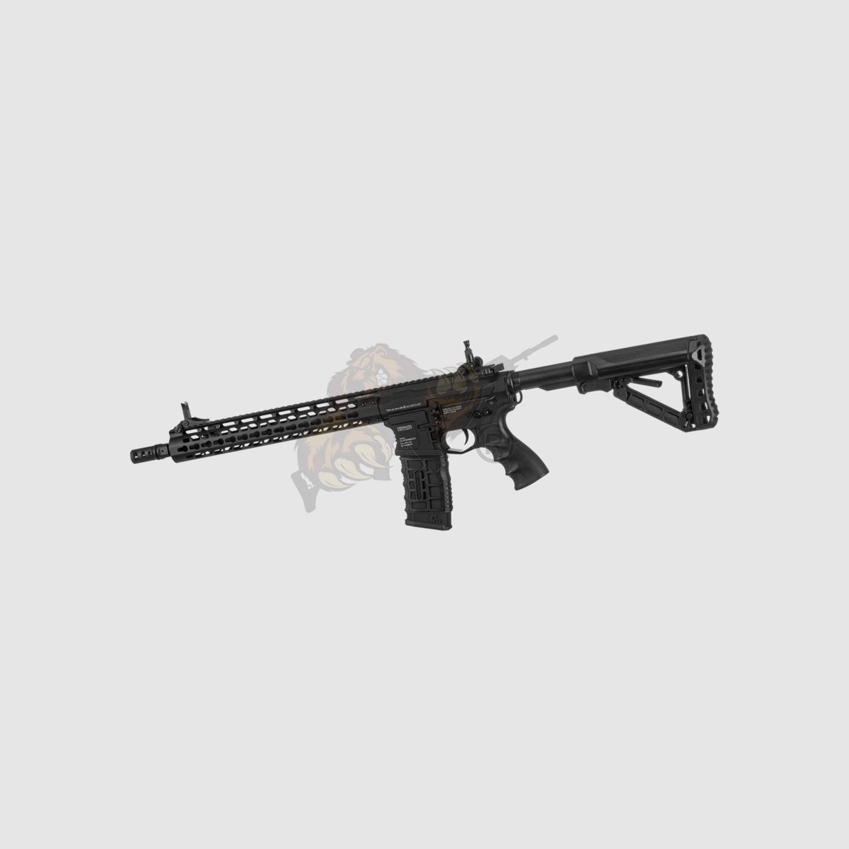 G&G GC16 Wild Hog 13.5" with ETU in Black Airsoft S-AEG free from 18