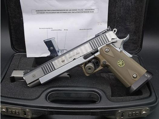 RBF 1911 Match King Premium Series Handmade in Germany 6" Kaliber 9mm Luger 1911 Match King LP 3200 Euro