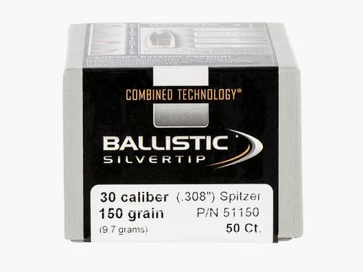 NOSLER BALLISTIC SILVER CAL30 GR150