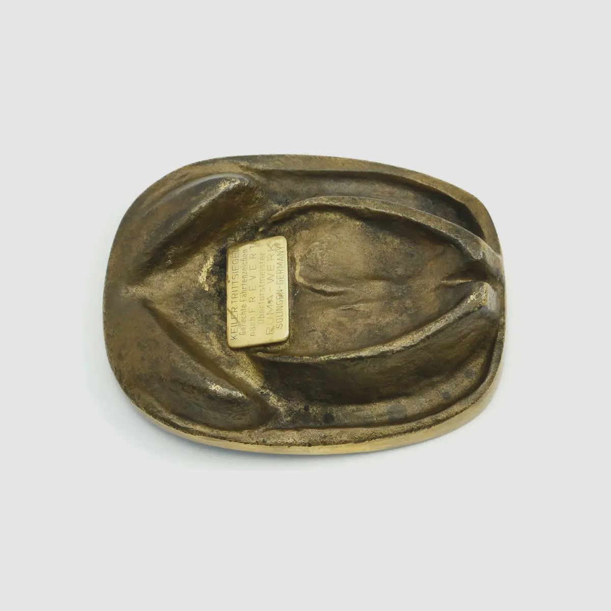 PUMA Aschenbecher Keiler Trittsiegel nach Oberforstmeister FREVERT, Bronze