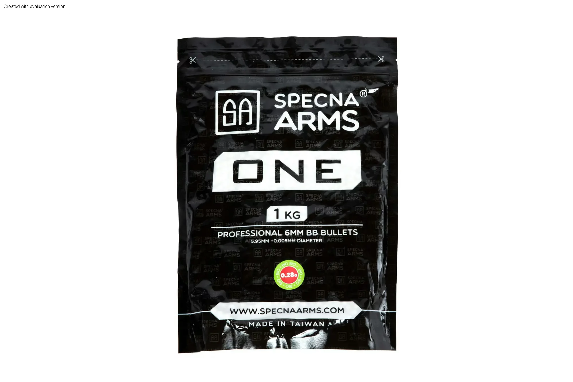 6 mm Specna Arms ONE BIO airsoft BBs 0.28 g – 1 kg – white, image 4 of 4