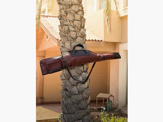 Leather Clan's Two Toned Thick Leather Rifle Case