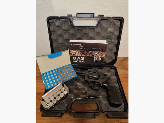 Röhm RG 89 PTB 451 czarny oksydowany + amunicja Umarex + pyrotechnika