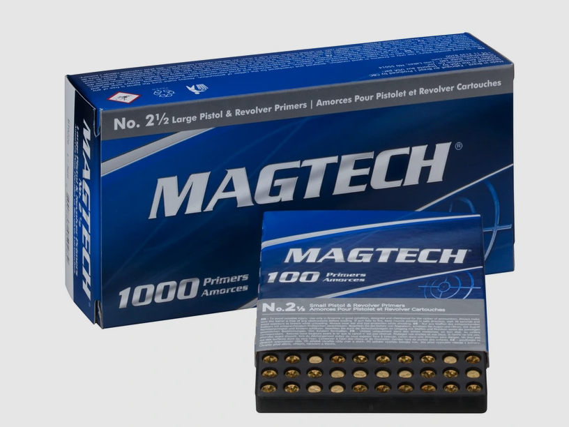 Magtech Zündhütchen – 2 1/2 Large Pistol – á 100Stk.