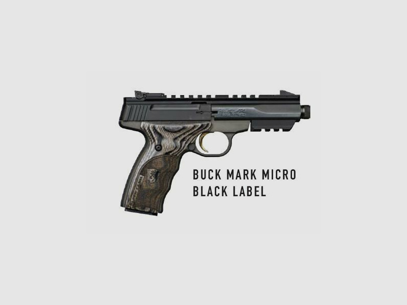 Browning BUCK MARK MICROCNTR BLK LBL, ADJ STHR, 22LR semi-automatische pistool direct beschikbaar +20€ verzending in heel Duitsland