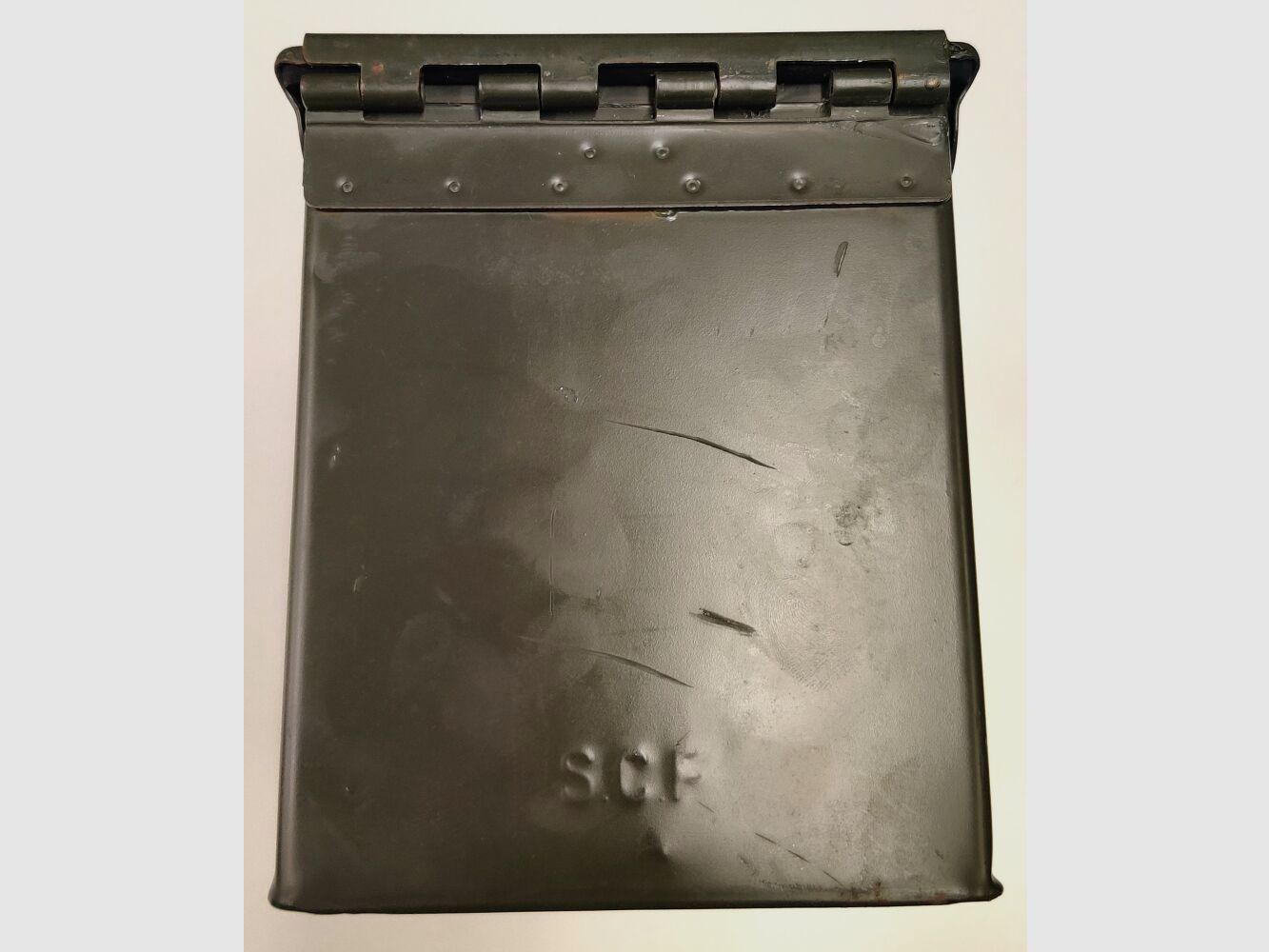 US ARMY original US Munitionskiste Größe 2 M2A1 gebraucht Transportkiste Werkzeugkiste Ammo Box, Bild 8 von 9
