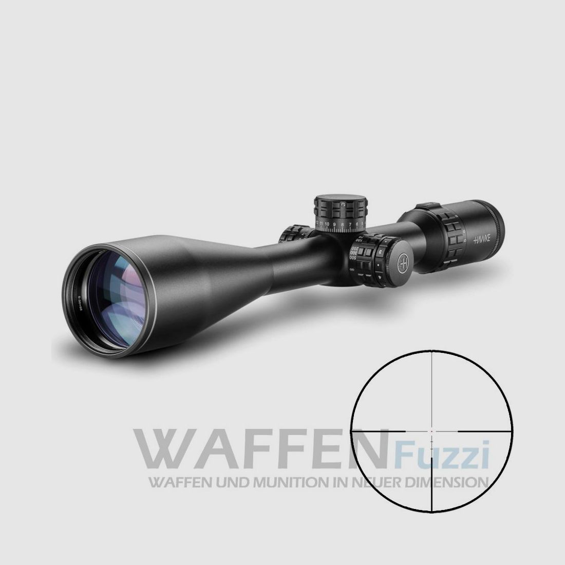 Hawke Frontier 30 SF 5-30x56 riflescope LR Dot illuminated reticle