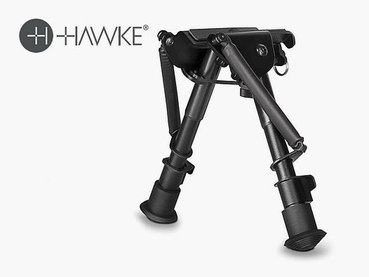 HAWKE Zweibein BIPOD FIXED 6-9, gefedert, 15-23 cm, Alu, Montage an RiemenbĂĽgelĂ¶se