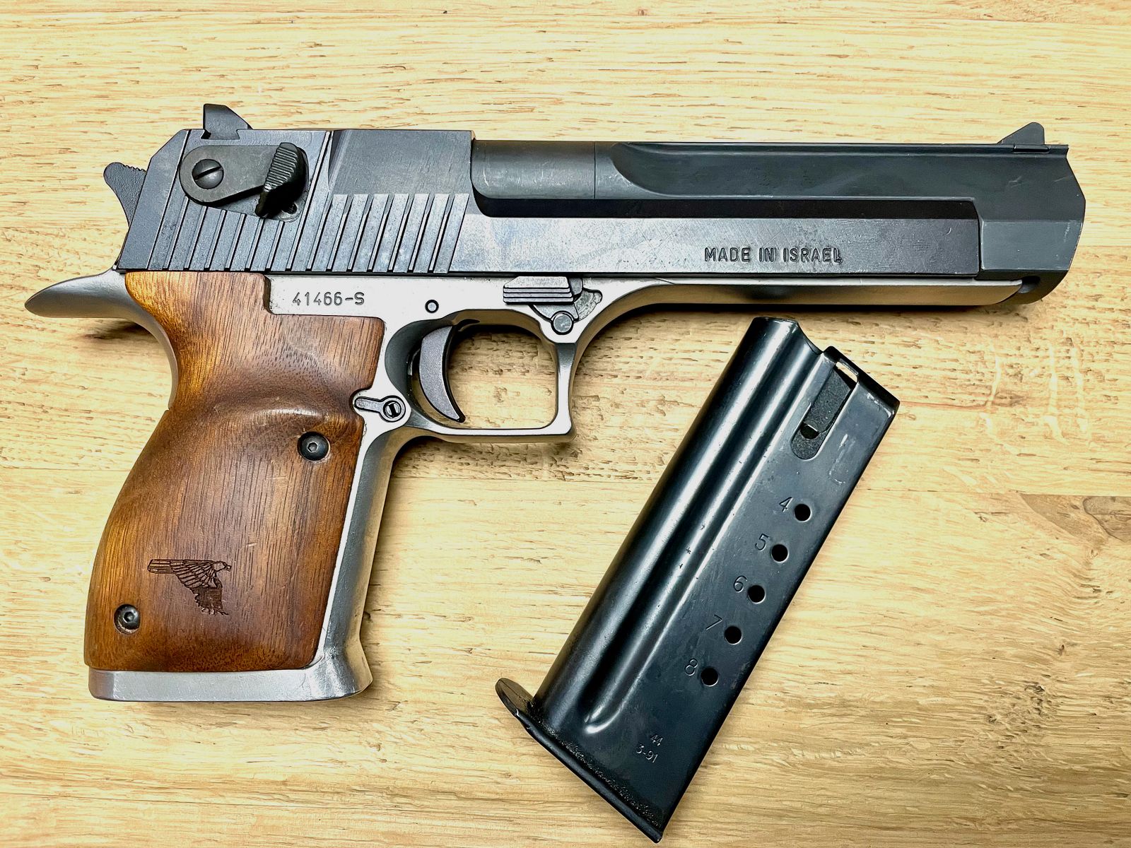 Halbautomatische Pistole IMI, Mod.: Desert Eagle, Kal.: .44 Magnum, original Israel Military Industries