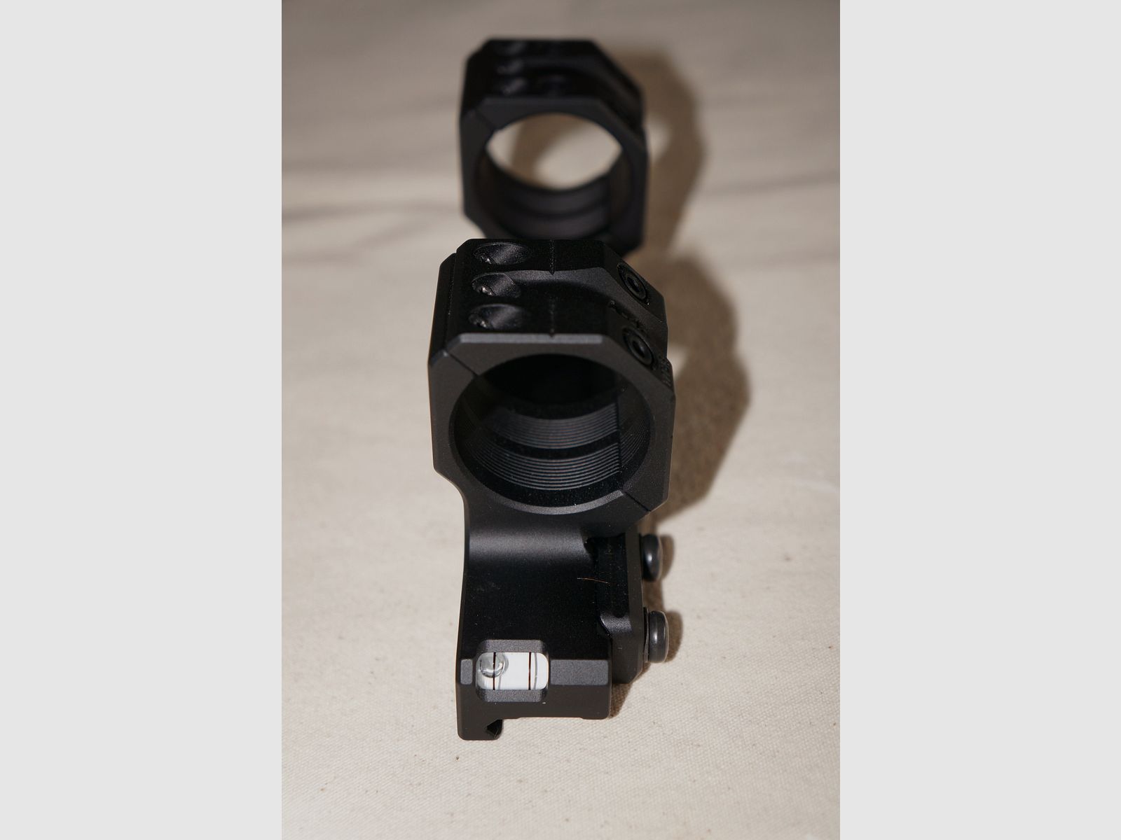 Spuhr versetzte Blockmontage – SP-4616 - für Mittelrohr 34mm - mit 6 Mil / 20,6 MOA Vorneigung - Bauhöhe "H38 mm"