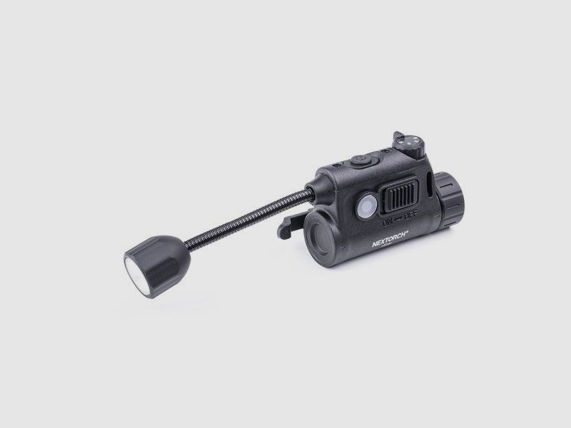 NEXTORCH rStar – Lampe Tactique pour Casque avec Montage ARC Rail, Blanc / Rouge / Vert / IR + IFF