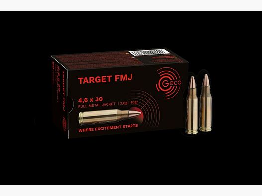 Geco 4,6x30 FMJ 40grs / 2,6g