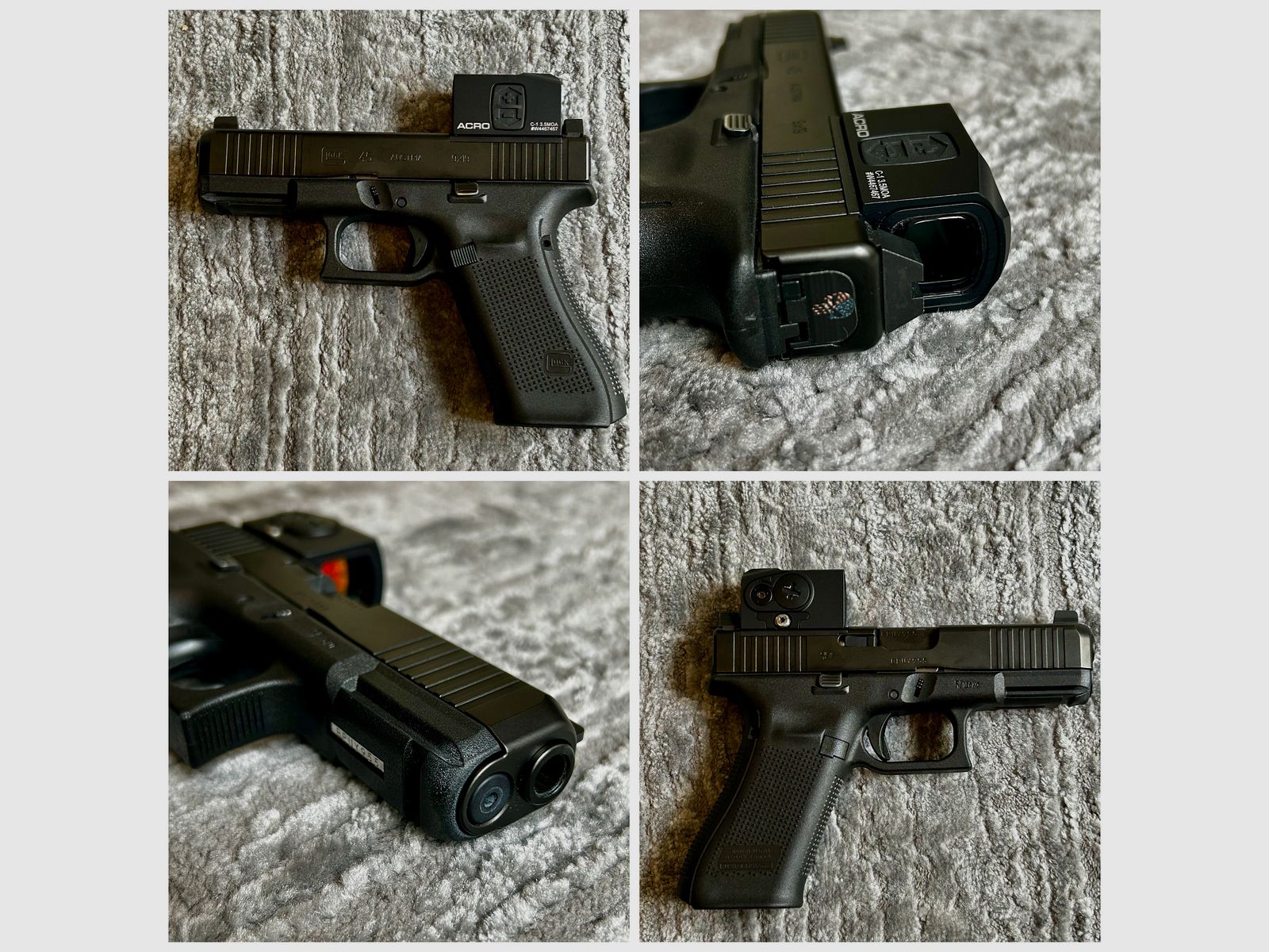 Glock 45 MOS FS Kal. 9mm + AIMPOINT ACRO + SAFARILAND Holster