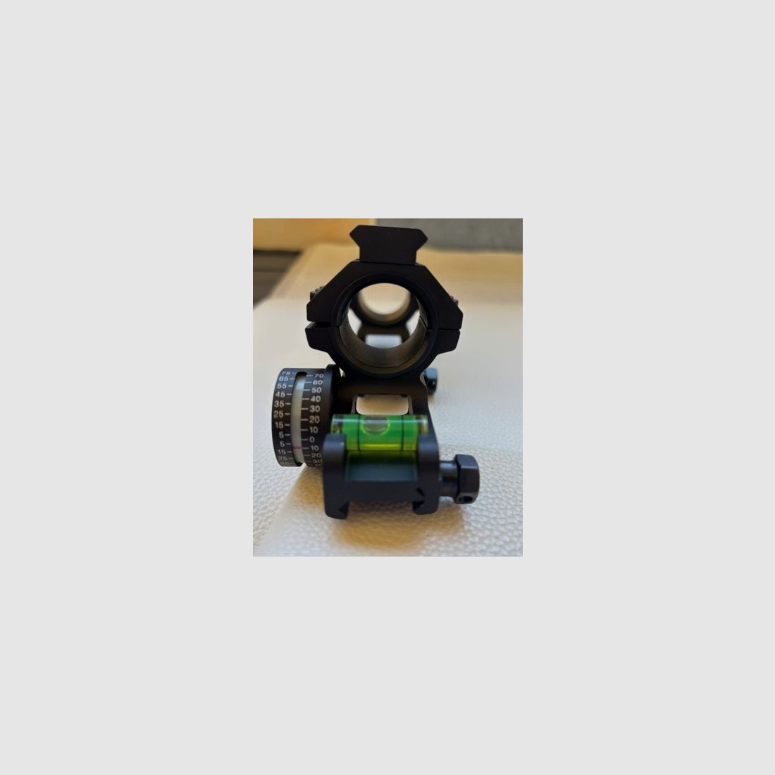 Tijdwise Blockmontage met libelle & hellingsmeter (30mm / 25,4mm) – NIEUW - Topprijs zonder OVP