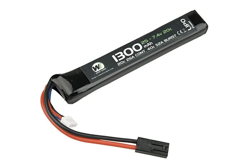 LiPo-Akku 1300 mAh 7,4 V 20C – Stick, Bild 2 von 4