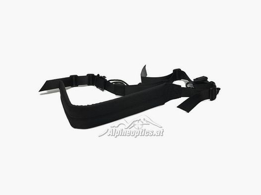 Eslinga de rifle de ajuste rápido de 2 puntos - negro
