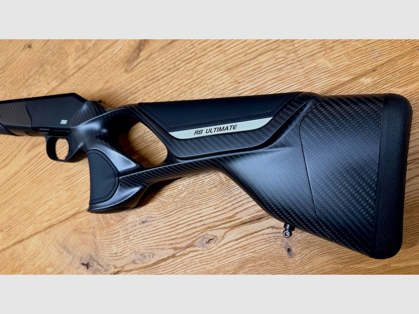 Blaser R8 Ultimate Carbon leather case / Standard version 17mm / Logo silver / Easy Custom leather