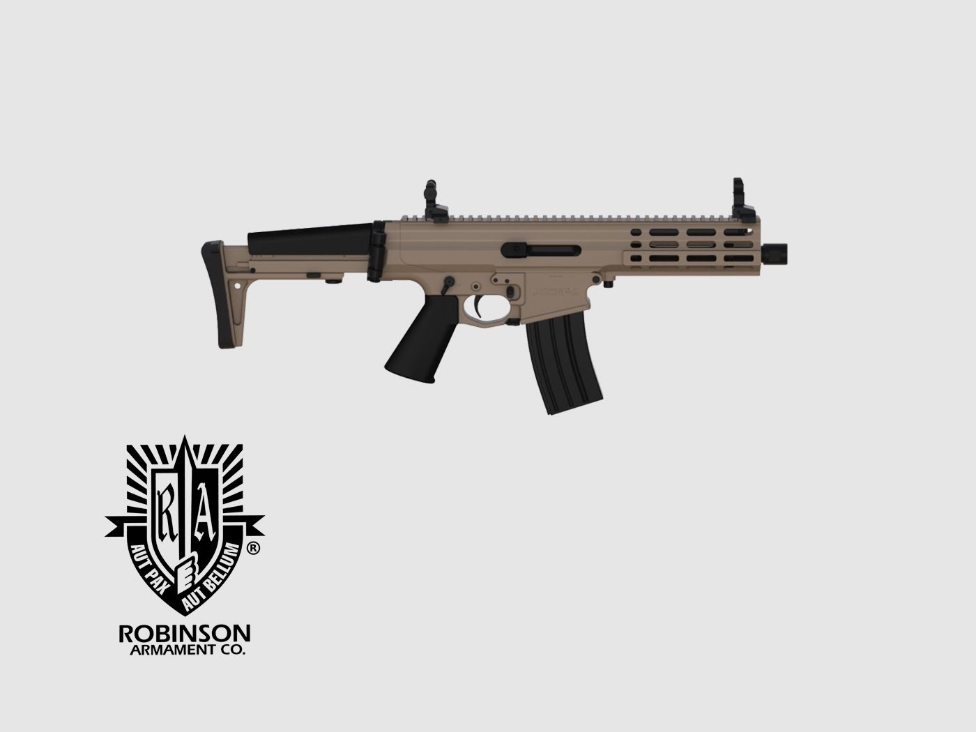 ROBINSON ARMAMENT XCR-L® Pistol .223 REM FDE 7,5"