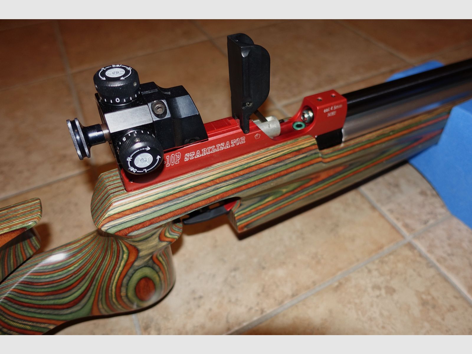 Steyr Match Air Rifle LG-10P Stabilizer + Cartridge TÜV 2033 + Bag