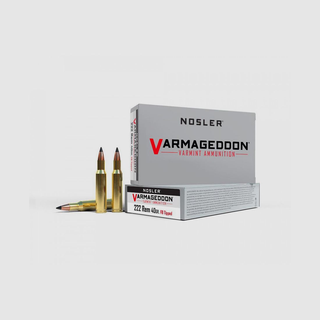 NOSLER VGA 222 REM 40 grains VG FBT