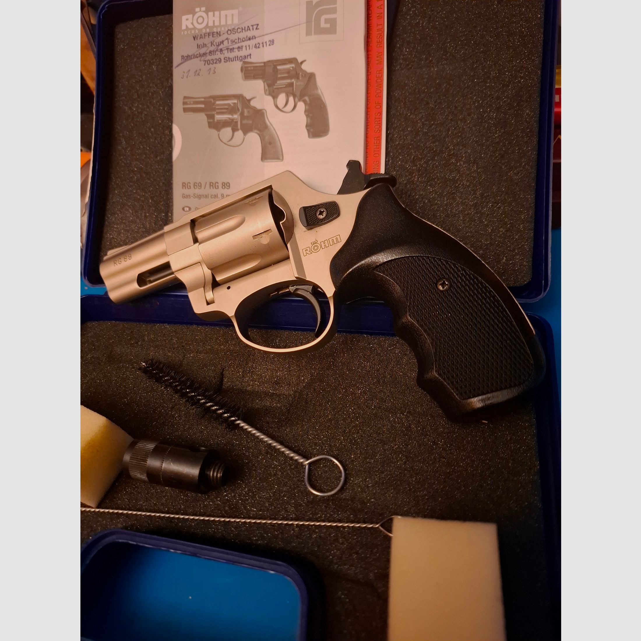 Röhm RG 89 Nickel 9mm RK. PTB 594