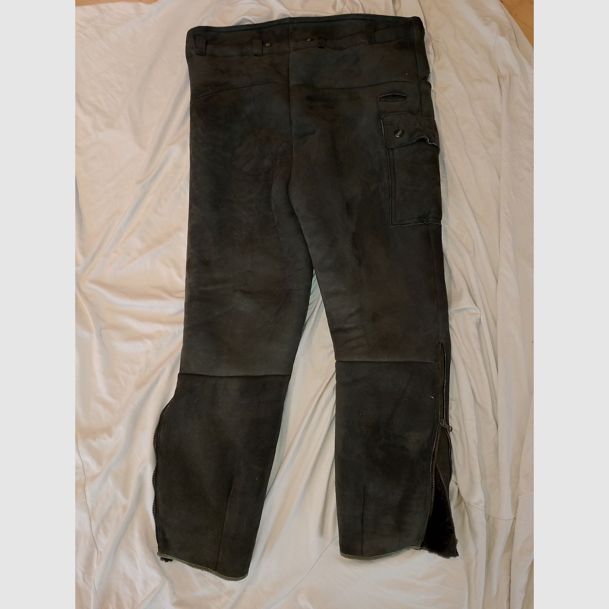 Qualitative Ansitzhose - Hersteller Leder Weiß