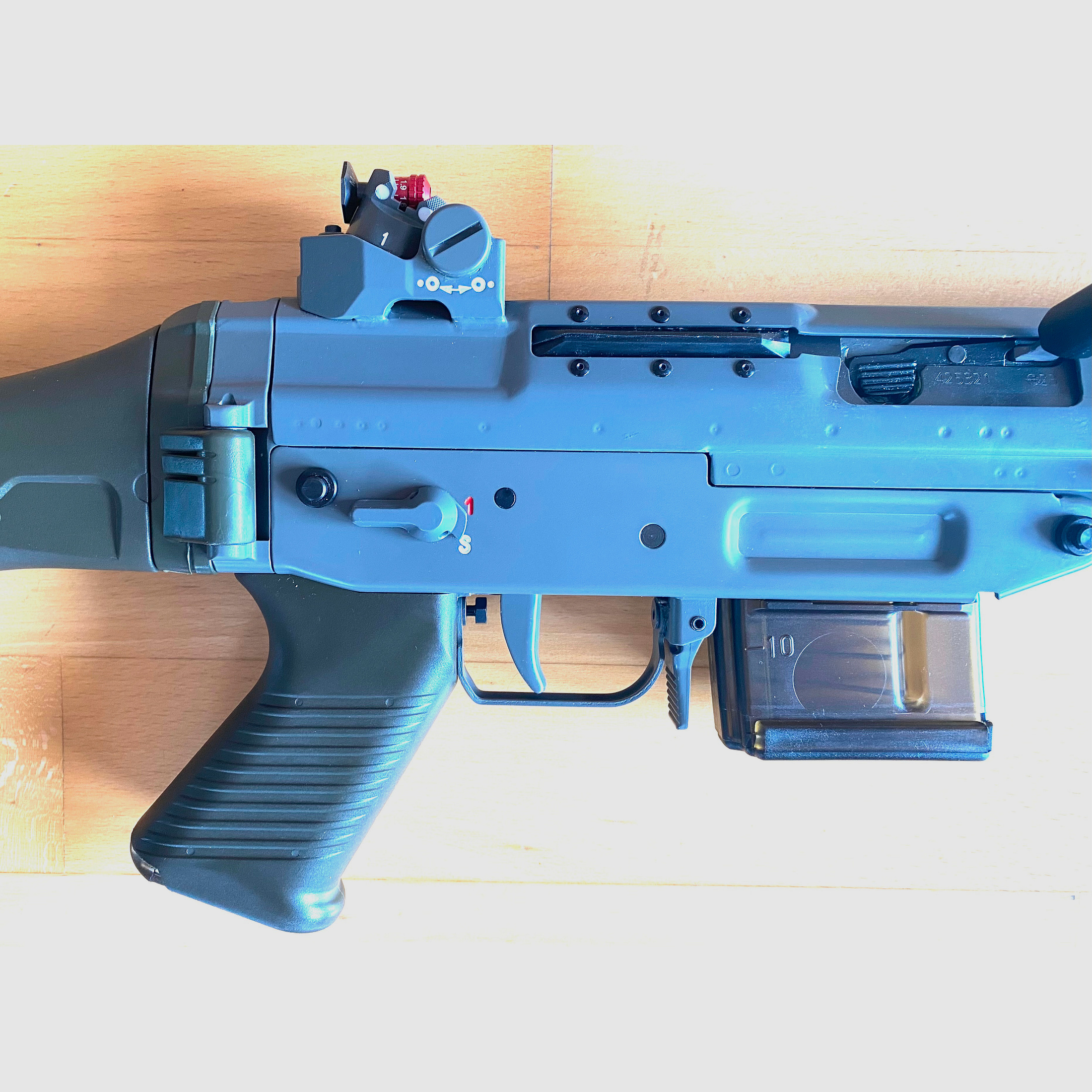 SIG SAUER SG550 SPORT (SG 550, PE90) STANDARD STAHL Kal. .223 Rem. Fabrikneu, G&E Iris, sofort lieferbar