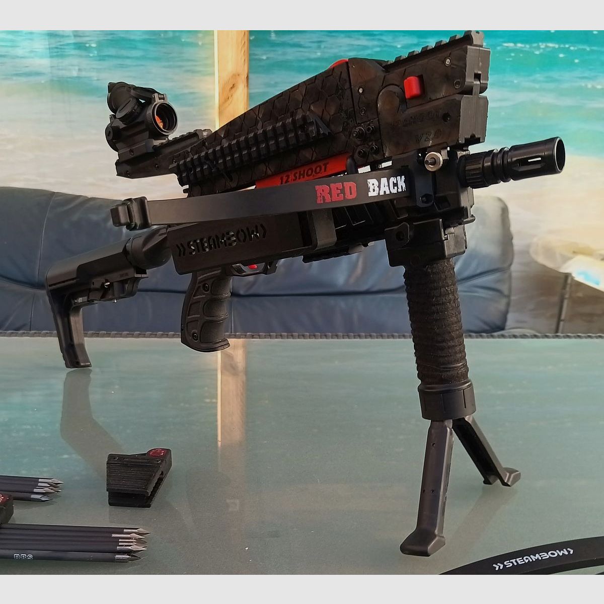 Steambow  Stinger 2 Armbrust Komplettset zu verkaufen
