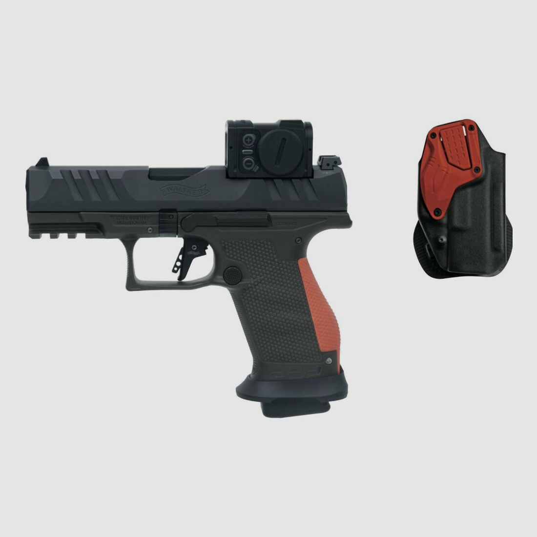 WALTHER PDP Hunter Pro Compact 4“ Set mit Aimpoint Acro und Holster 9mmLuger