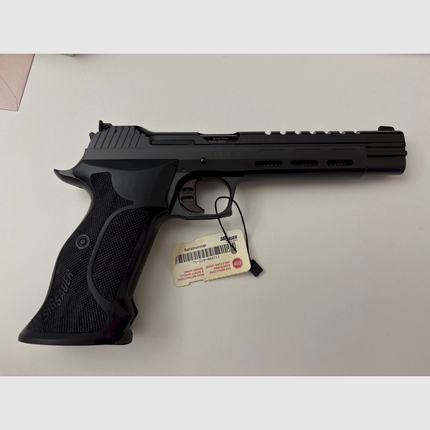 SIG Sauer P210 Skeleton Black - 6 Zoll, 9 mm Para, Eckernförde,  ungeschossen