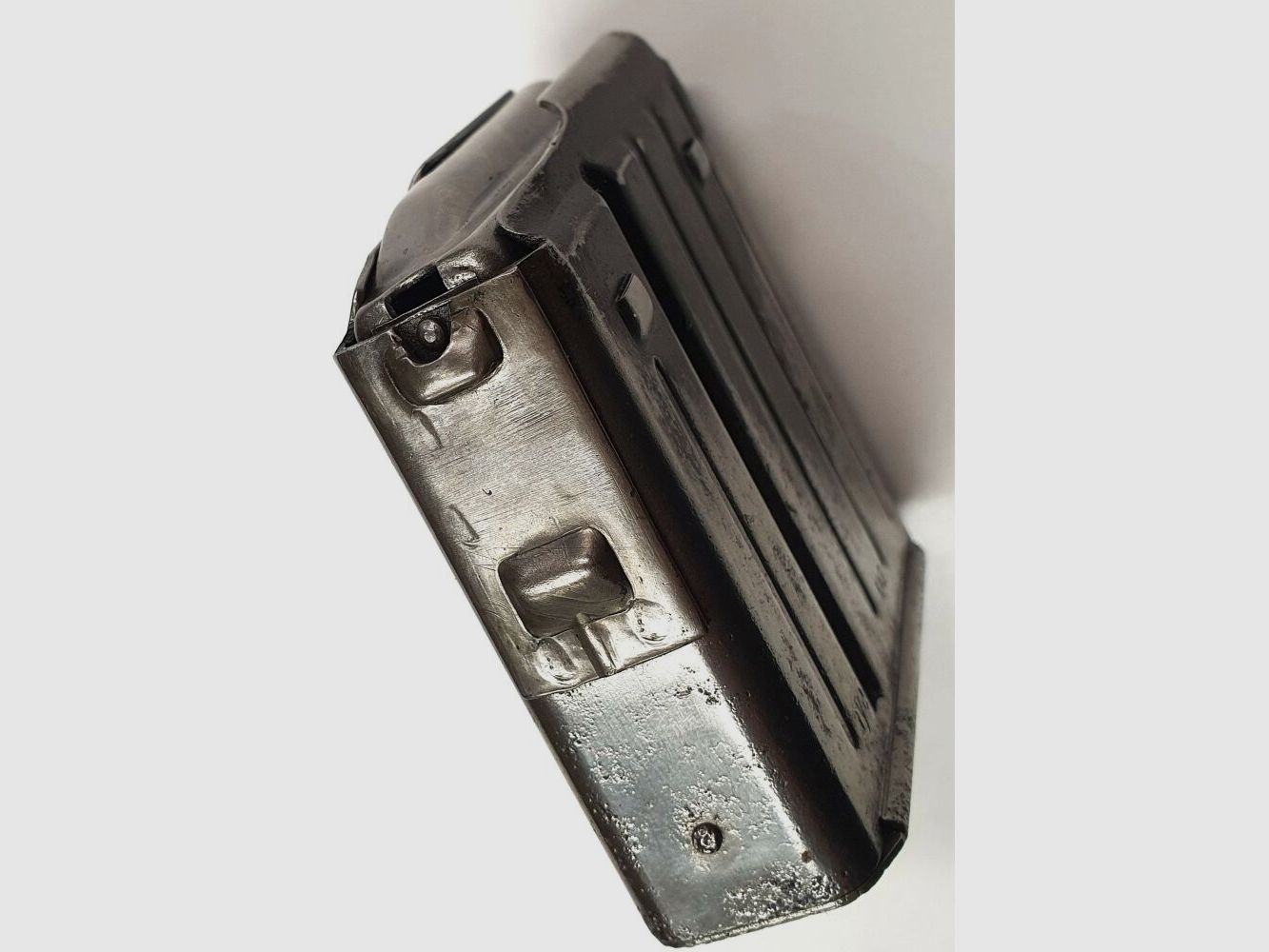 Olympia Büromaschinenwerke A.-G., Erfurt Mainzerhofplatz Seltenes Magazin für Gewehr 43 / Karabiner 43, G43 / K43 "aye"