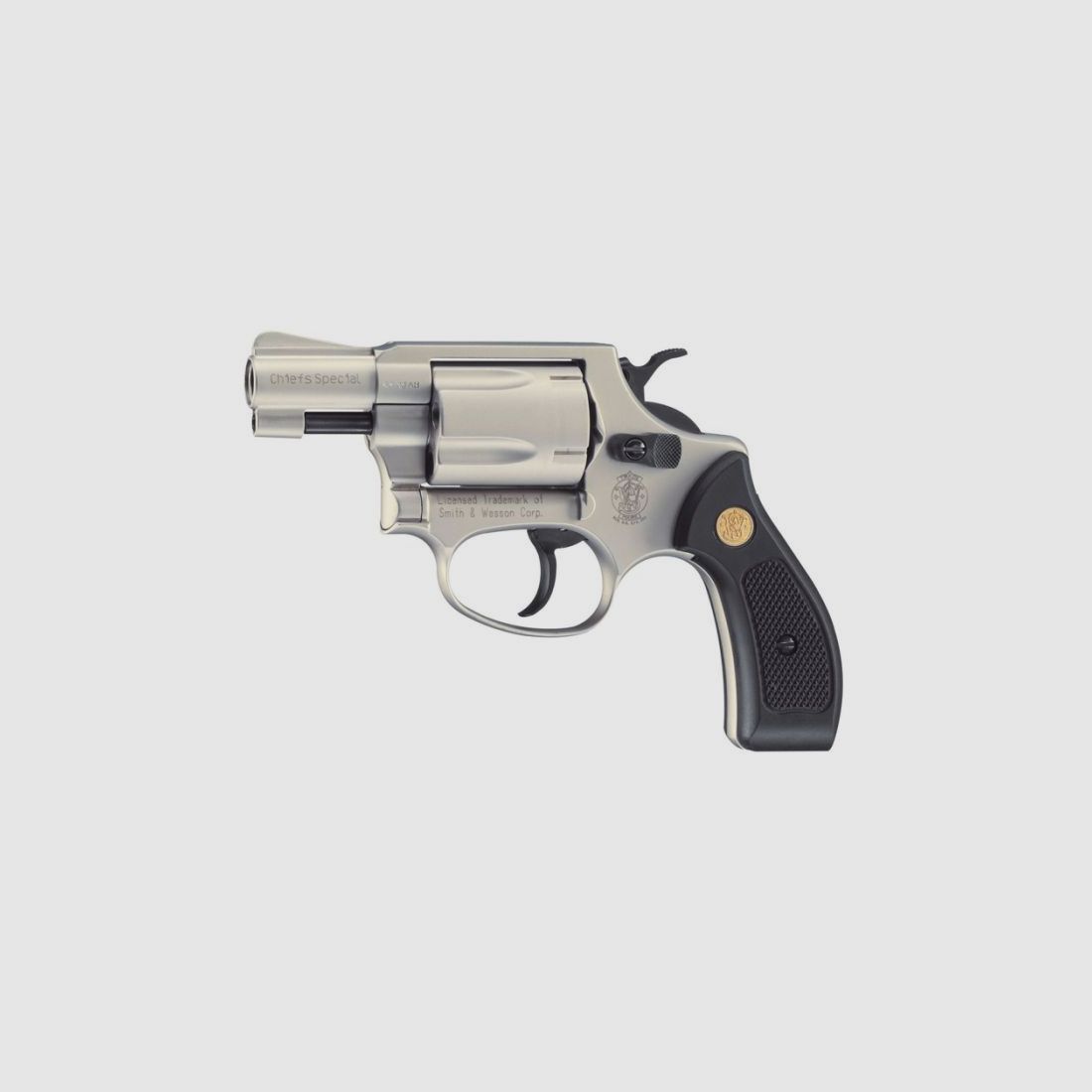 Smith & Wesson Gas Revolver Chiefs Special Nickel 9mm RK 5 Shots, image 1 of 2