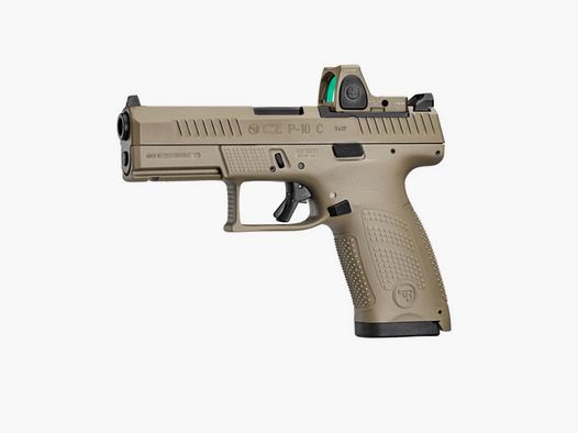 CZ Pistole P-10 C OR FDE 9mm Para+ Mount+Shield Reflex
