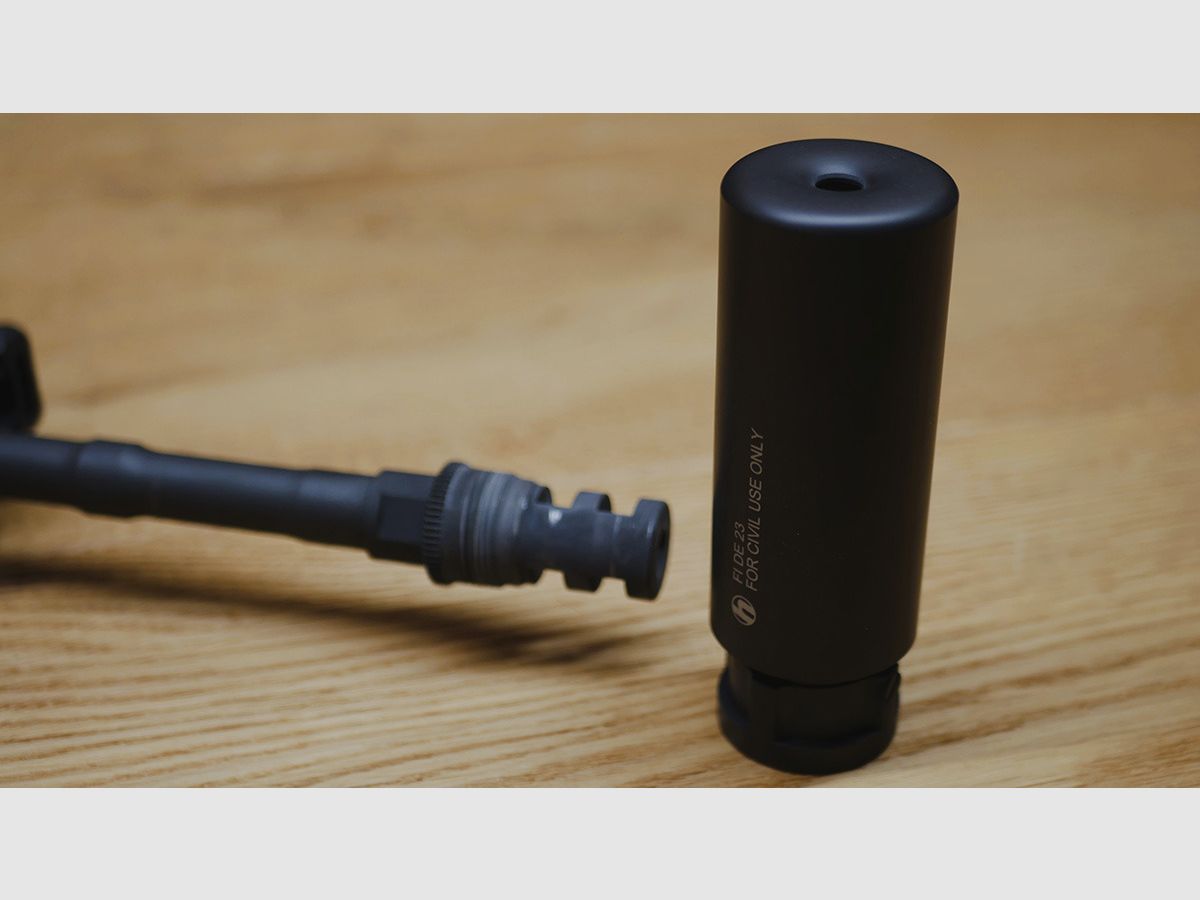 AR-10 Haenel CR308 16,65" / Déclencheur de match / Silencieux Ase Utra SL5i / Frein Borelock