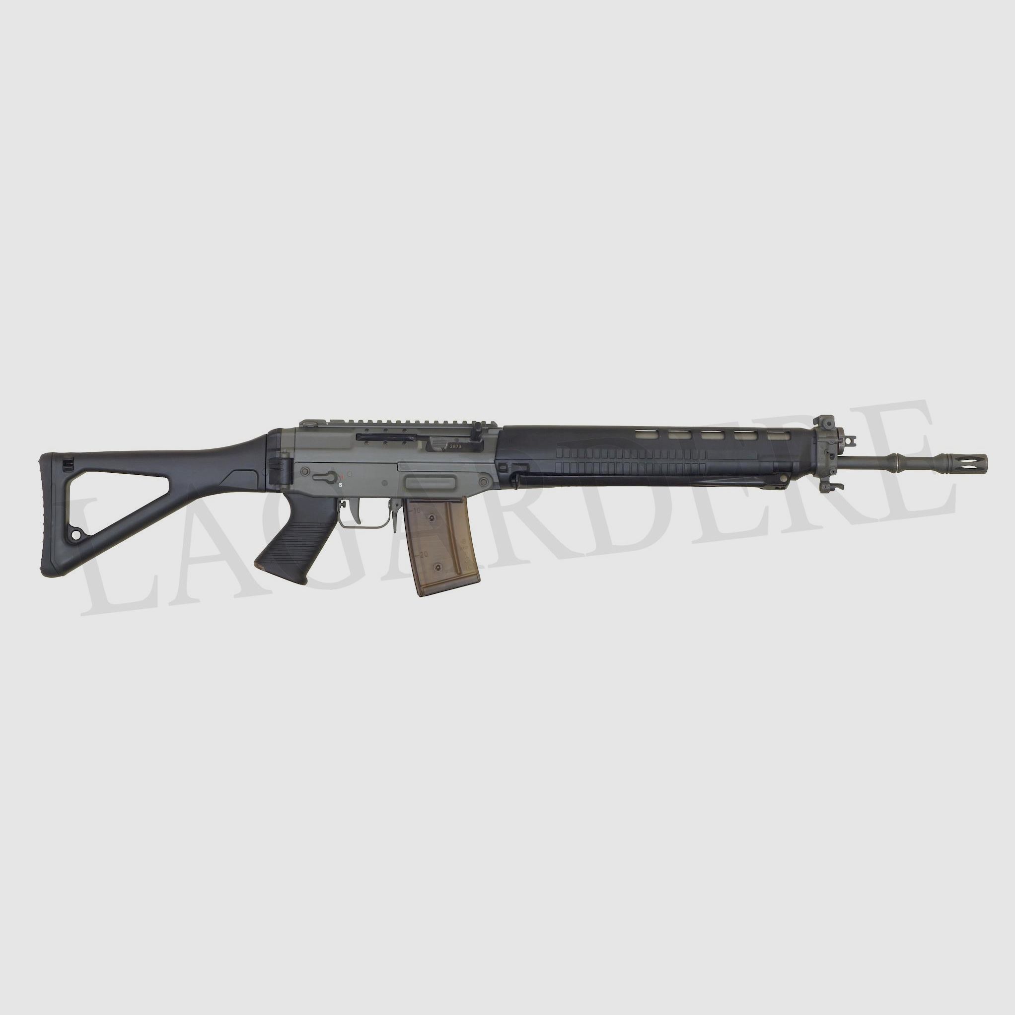SAN SWISS ARMS SG 550-1 GREEN/BLACK RAIL(FUSIL D&rsquo;ASSAUT SEMI-AUTO)