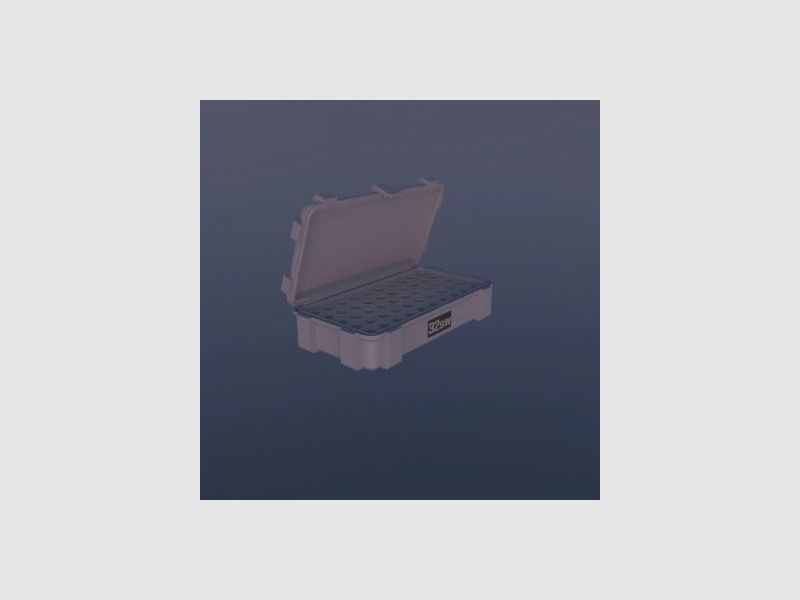 Boîte à munitions Filamelt / .32 S&W Long / 'couvercle rabattable' / boîte de cartouches, boîte à munitions