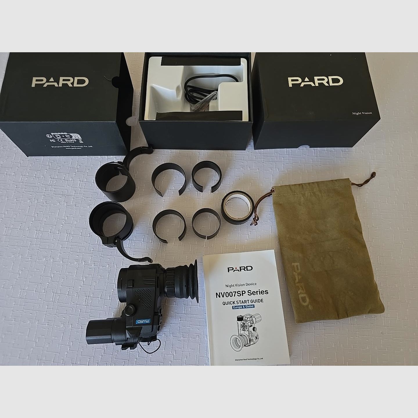 PARD NV007SP dispositif de vision nocturne 940 nm avec accessoires