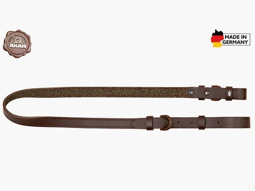 AKAH Gewehrriemen genietet mit Kork-Unterlage