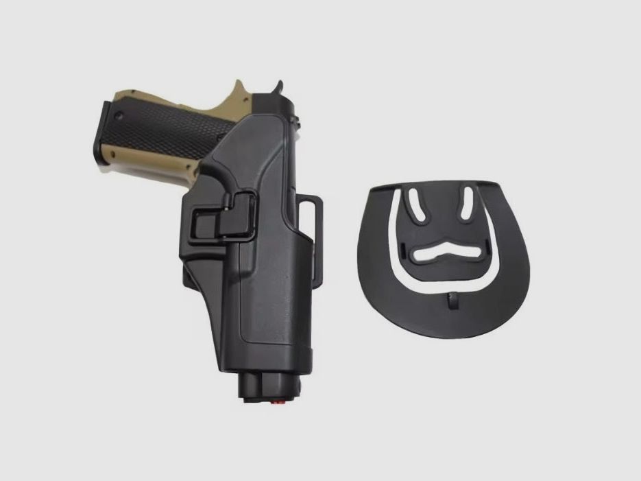 Tactical Holster for Black Polymer Pistol, image 2 of 2