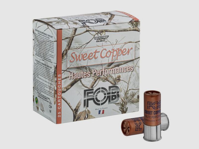 Cartouche De Chasse Fob ZH 34 Copper Sweet Calibre 12/70, image 1 sur 4