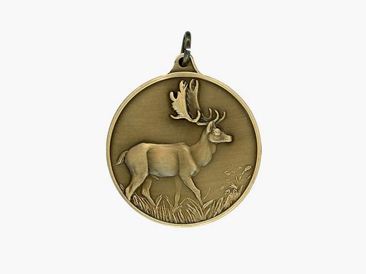 Steinhauer&Lück Jagdmedaille Damhirsch 40 mm bronze