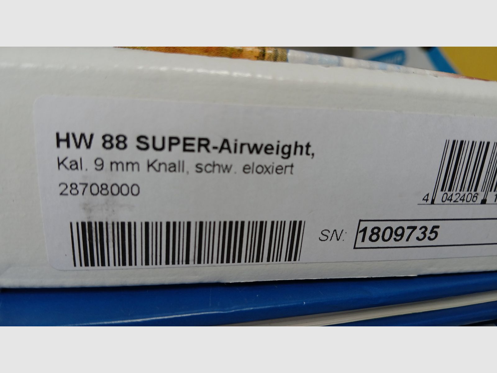 Weihrauch HW 88 SUPER-AIRWEIGHT Schreckschuss NEU !