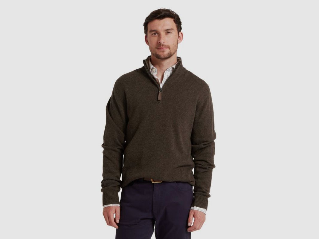 Schöffel H-Pullover Lewis with Zip | chocolate, image 4 of 12