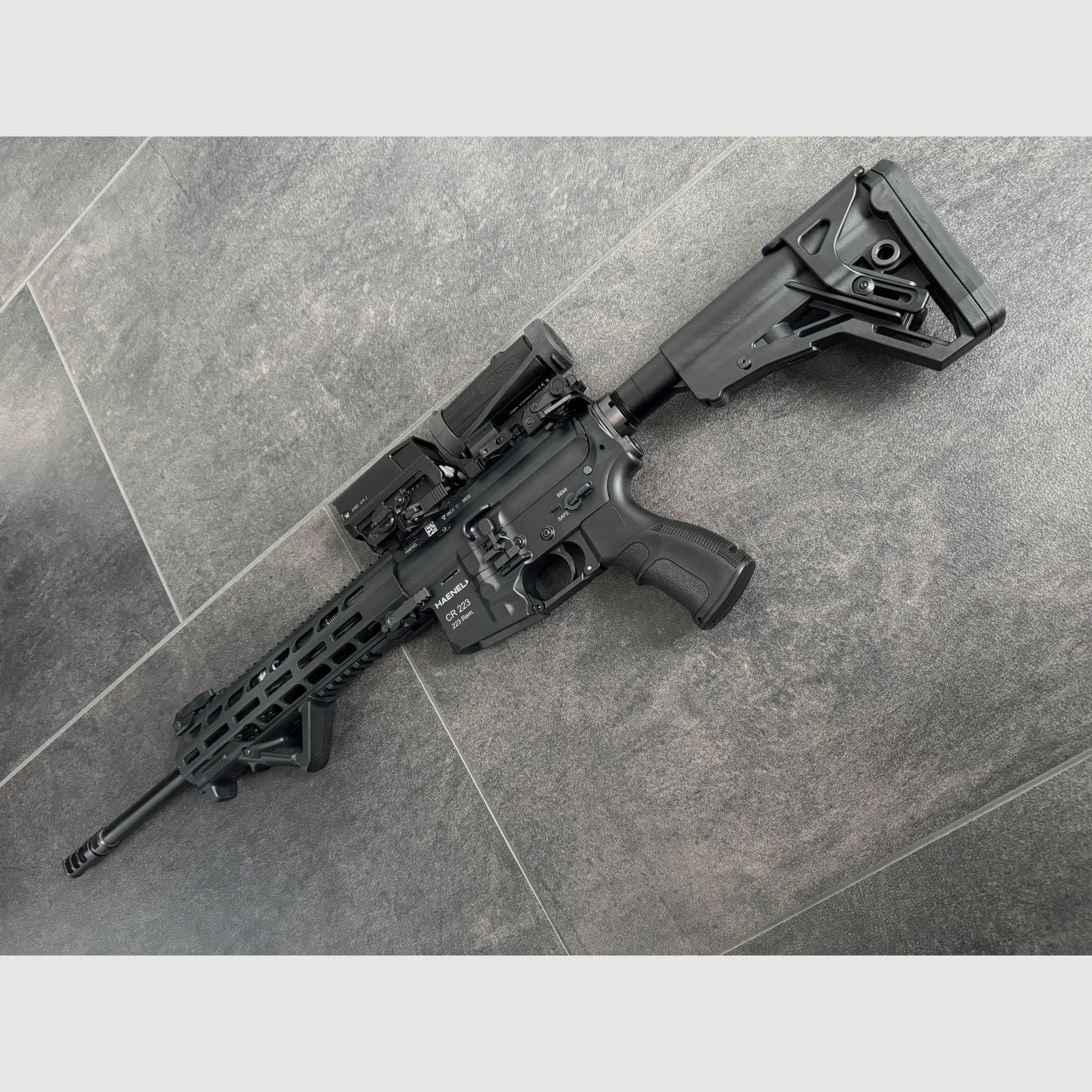 HAENEL CR223  - 16,75"  -  schwarz - langer Handschutz