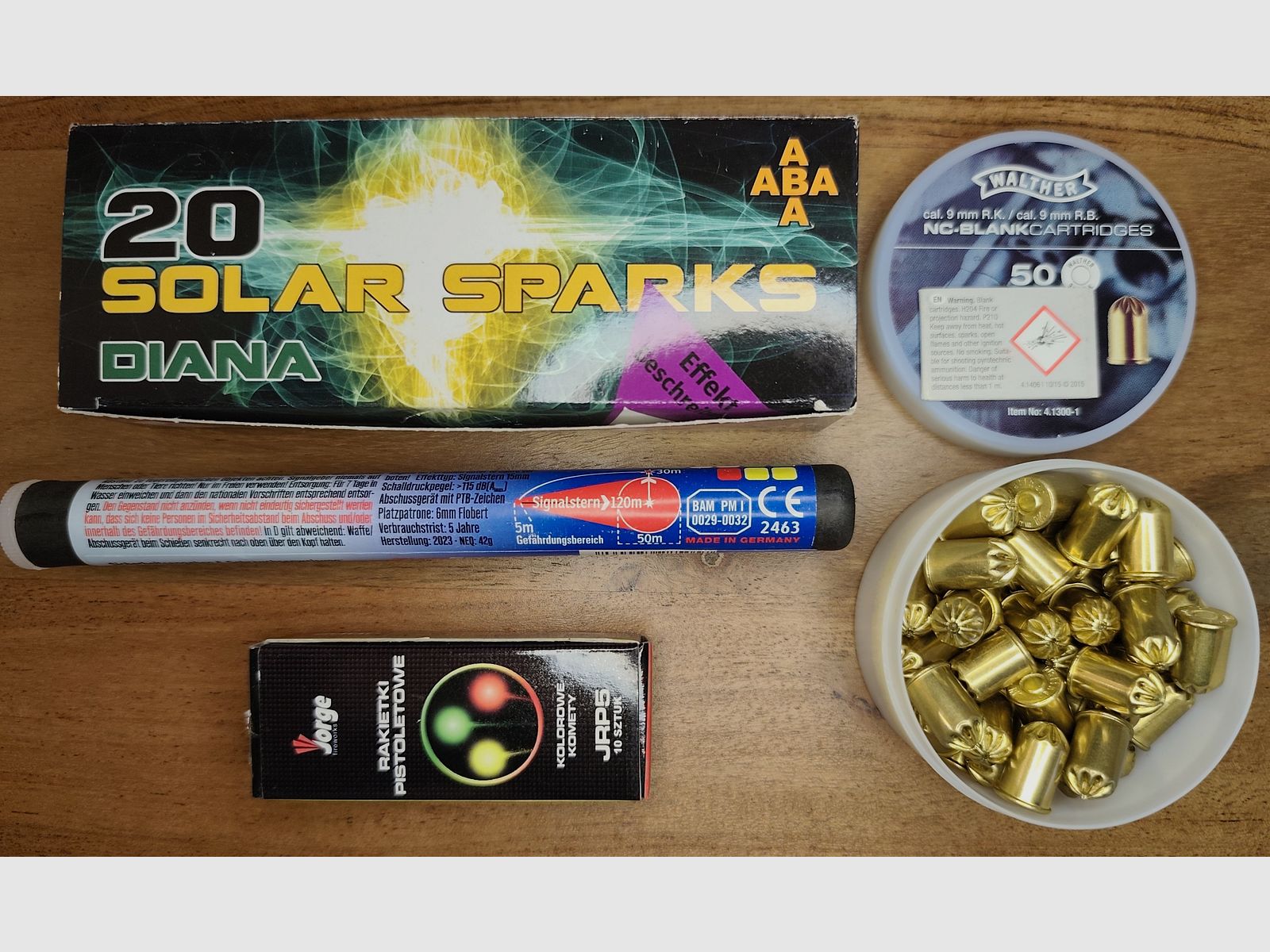 Incenso HW 94 PTB 467 Set di Capodanno 40x Effetti Pyro +50 Colpi di Munizione R.K